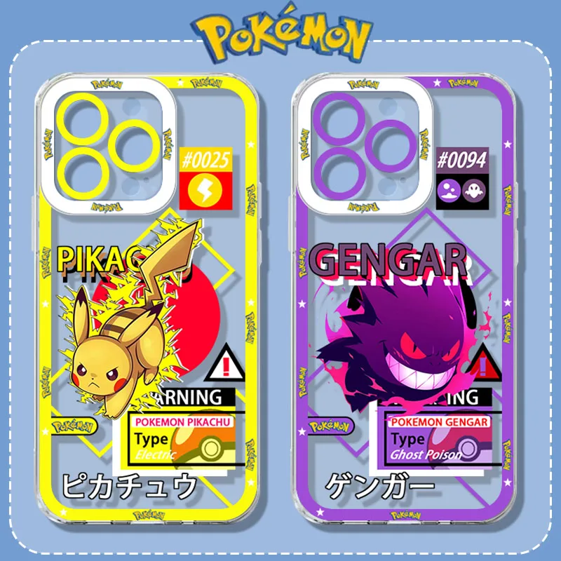 Pokémon POKÉDEX CHARIZARD MEWTWO Anime Silicone Case for iPhone 17 16 15 14 Pro Max Air 17E 13 12 11 ProMax Transparent Cover