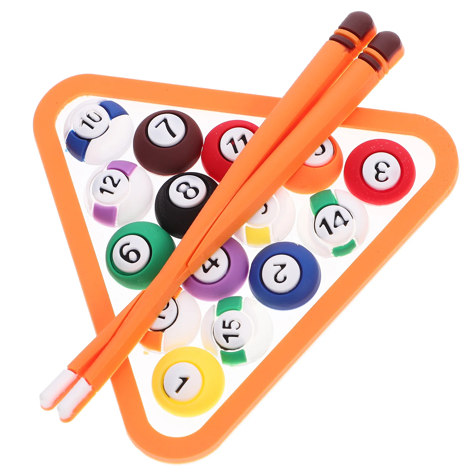 

2Sets Billiards Cake Adornment Flexible Glue Crafts DIY Birthday Wedding Party Decoration Billiards Cake Decor