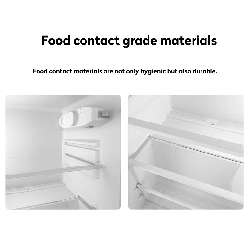 Small Double-door Refrigerator Energy Saving Household Dormitory Refrigerated Mini Wholesale Refrigerator