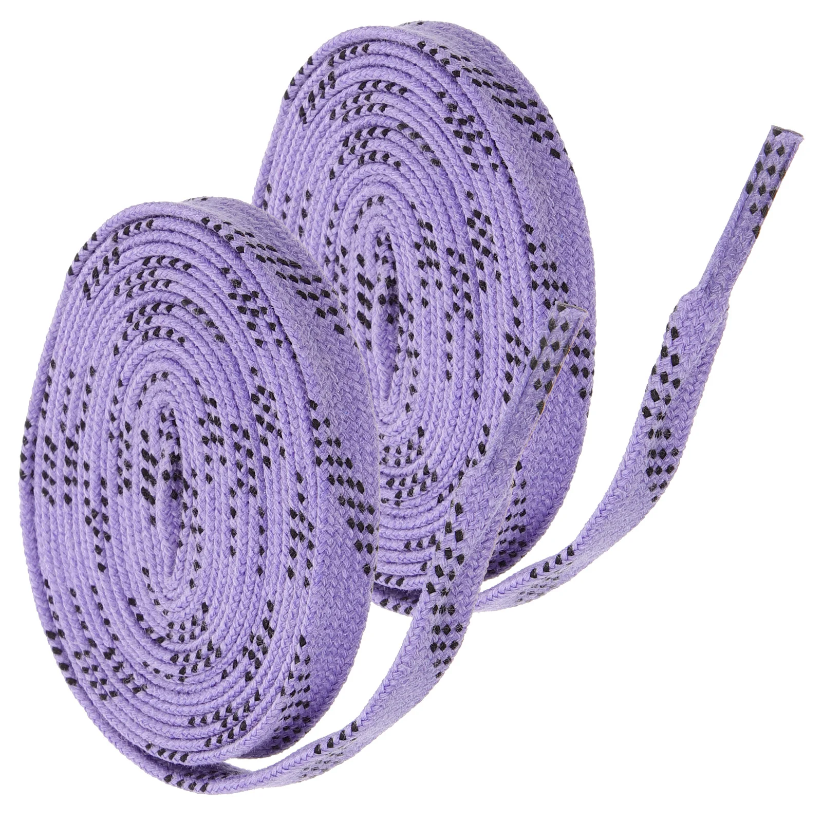 Decorative Shoe Laces Hockey Polyester Sports Shoelaces Replacement Purple Cotton Convenient