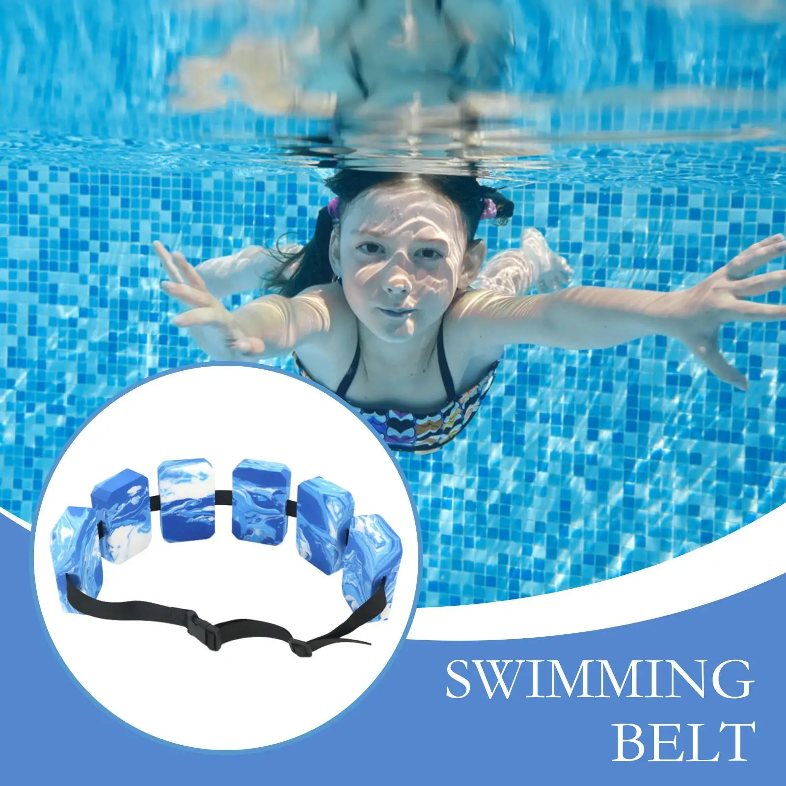 EVA Swimming Belts Breathable Water Aerobic Training Aid Adjustable Buoyancy Belt for beginners Swimming Learning quickly