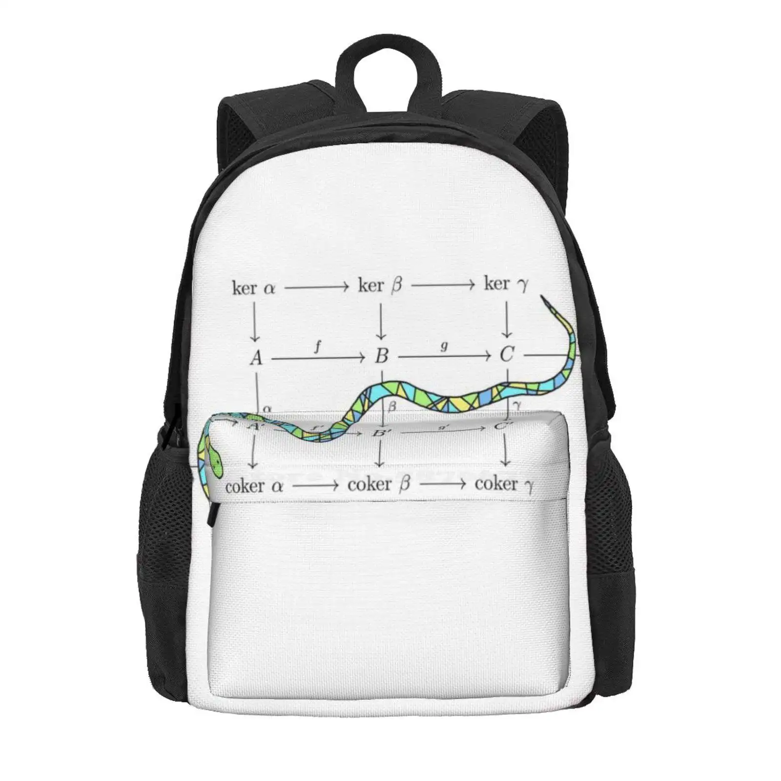 Snake Lemma Hot Sale Schoolbag Backpack Fashion Bags