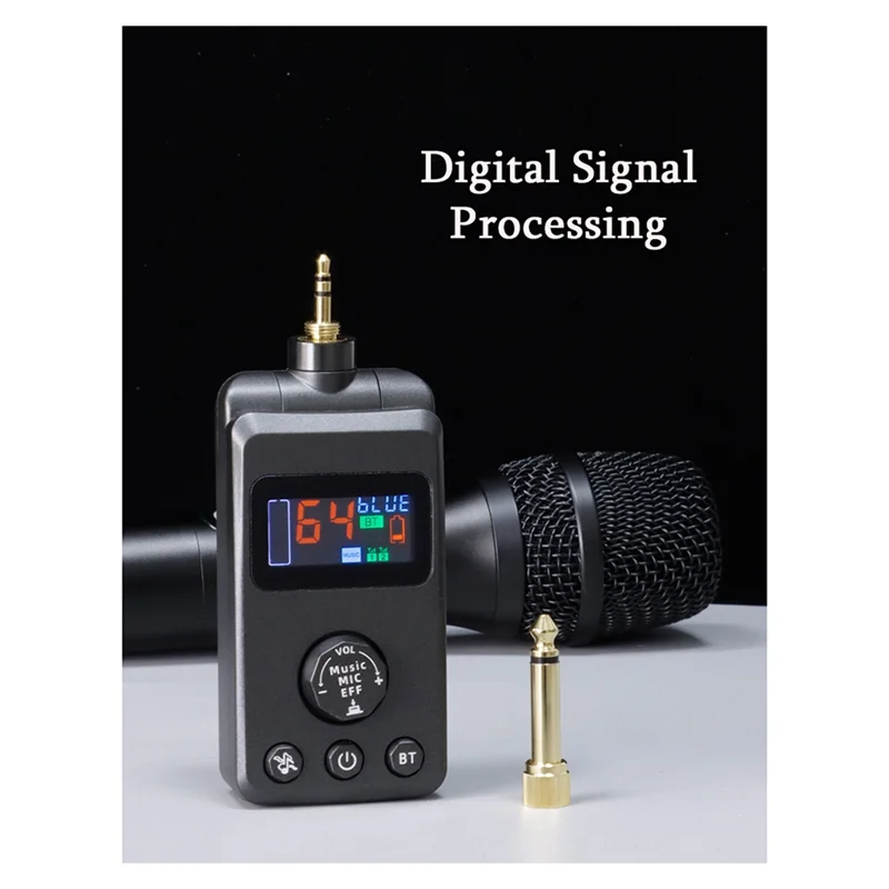 

A16Q-M50 Wireless Microphone Home Entertainment Anti-Whistling Reverb Bluetooth Singing KTV