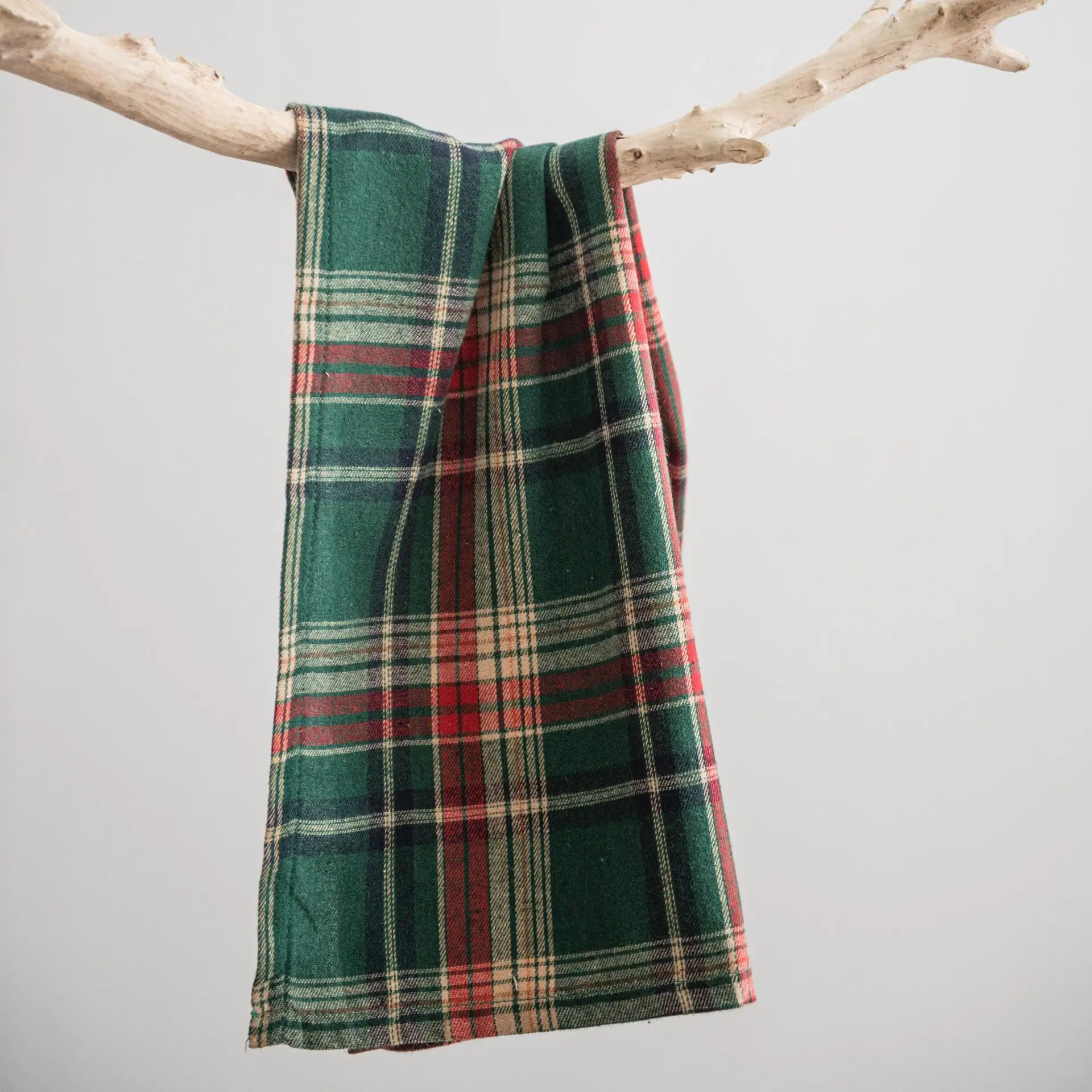 الأمريكية الأحمر والأخضر منقوشة مكان حصيرة منديل عيد الميلاد صورة خلفية القماش منديل تجفيف الجدول العلوي مفرش المائدة الزخرفية #2