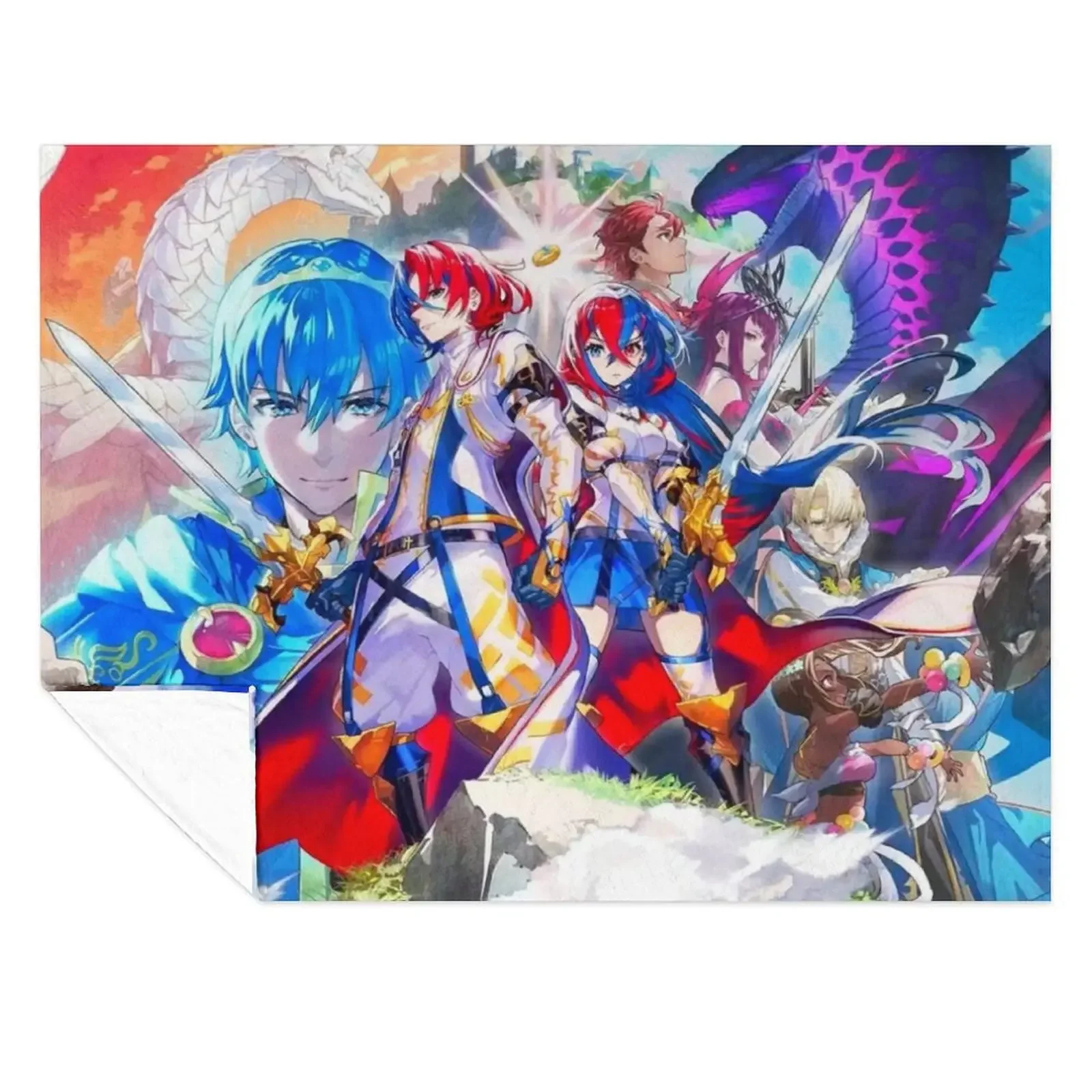 

Fire Emblem-Engage Throw Blanket christmas gifts Travel Flannels heavy to sleep Blankets