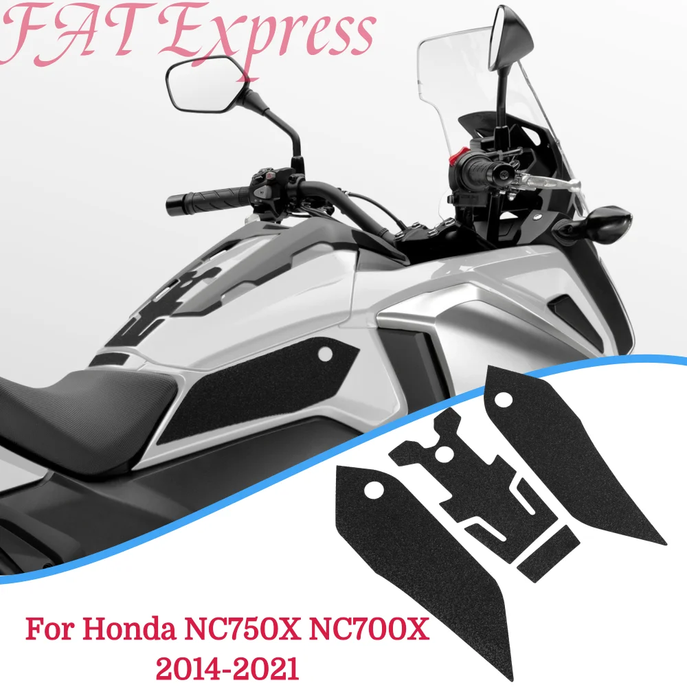 

NC750X Tank Pad Protector For Honda NC 750X NC700X 2014-2021 2020 2019 Motorcycle Sticker Decal Gas Fuel Knee Grip Traction Side