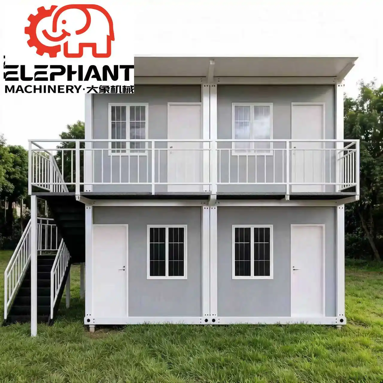 ELEPNANT House Modular Folding Expandable Flat Pack Container House Breathable Design Light Steel Frame Office Building Bedroom