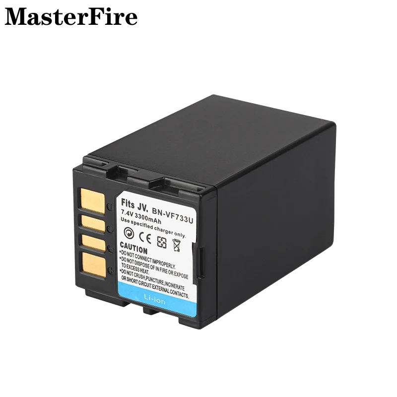 

10PCS 7.4V 3300mah Rechargeable Li-ion Battery BN-VF733U BN VF733U VF733 for JVC BN-VF733 BN-VF714U BN-VF707U GZ-MG60 Batteries