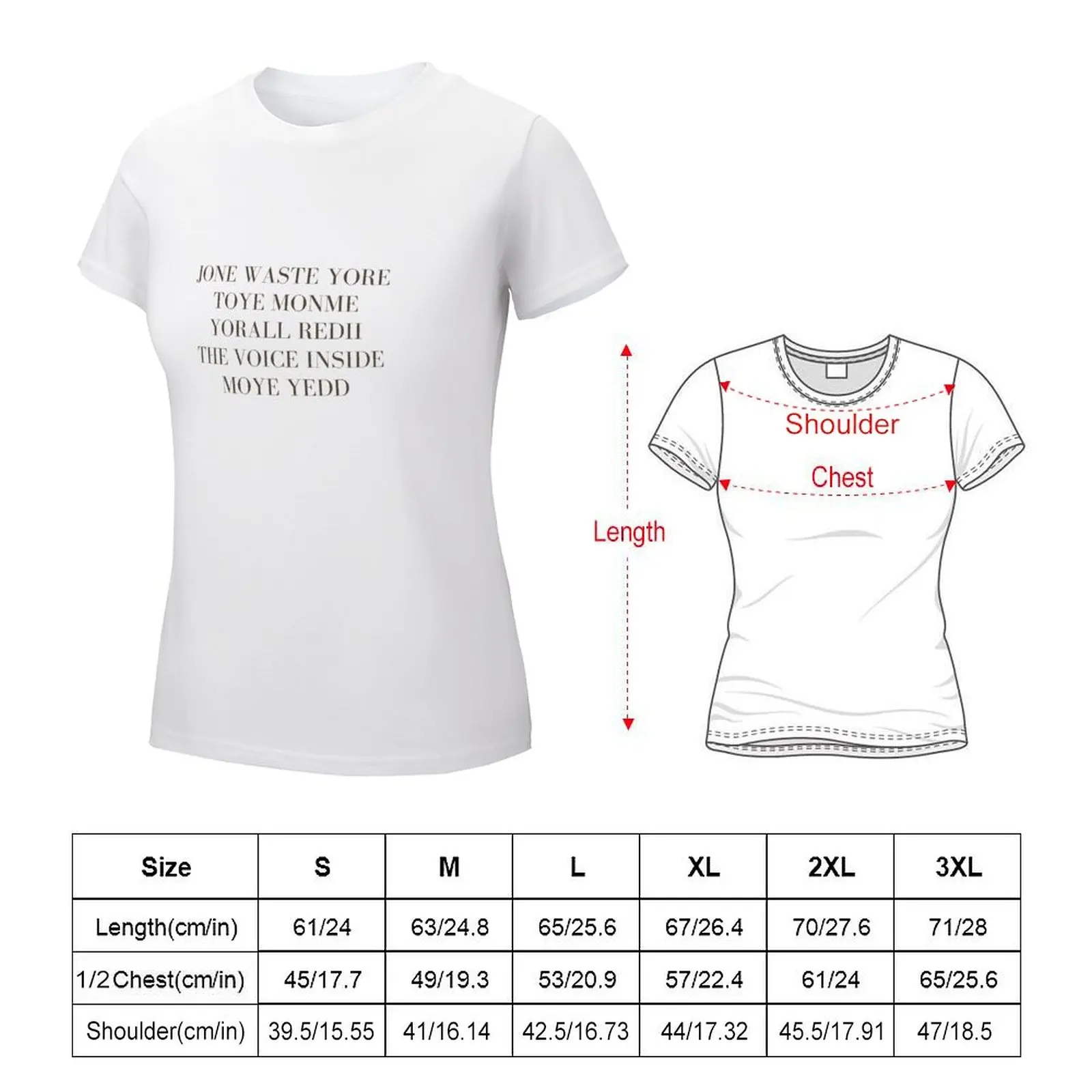 Jone waste yore toye monme yorall rediii T-shirt cute tops shirts graphic tees new edition t shirts for Women