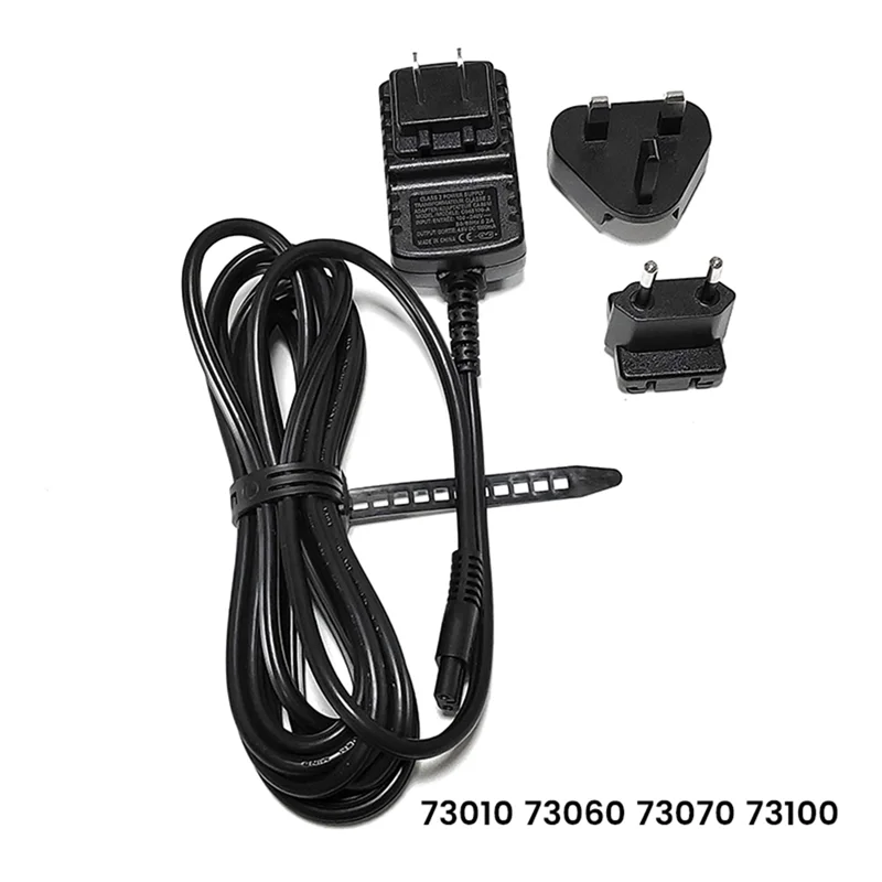 Adaptador de cargador para Afeitadora eléctrica, accesorios de repuesto para cortadora de pelo, enchufe estadounidense, 73010/73060/73070/73100/ 73135