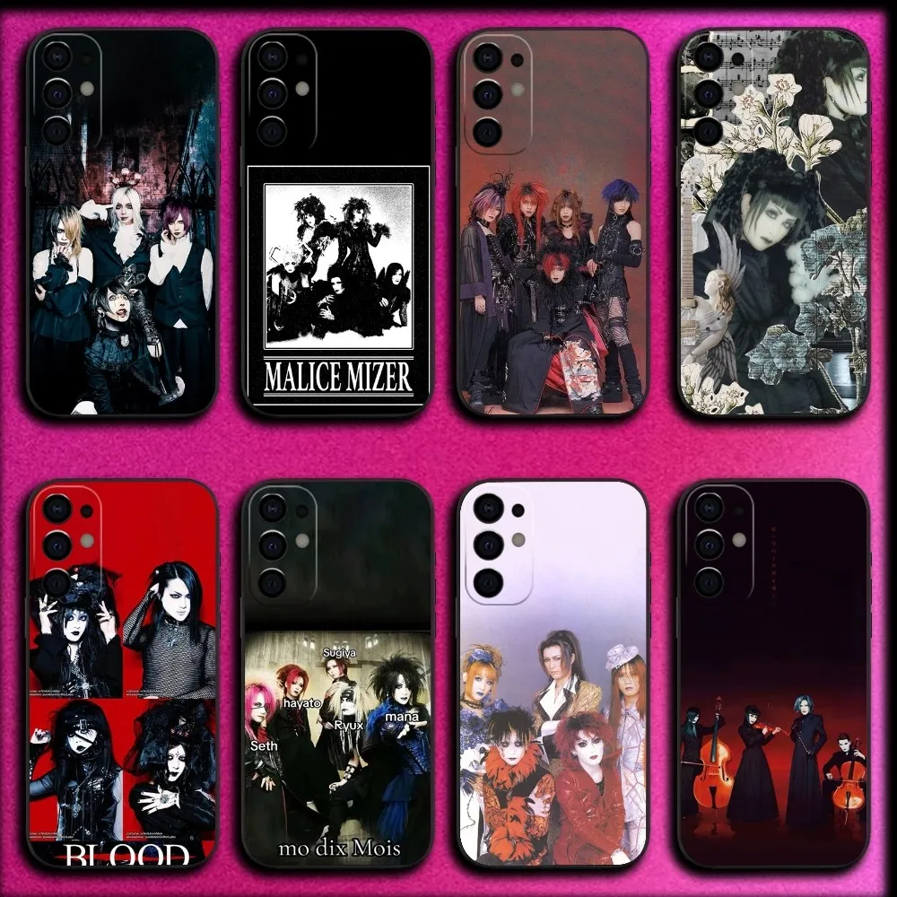 

M-Malice Mizer Band Phone Case For Samsung S25,S24,S21,S22,S23,S30,Ultra,S20,Plus,Fe,Lite,Note,10,9,5G Black Cover