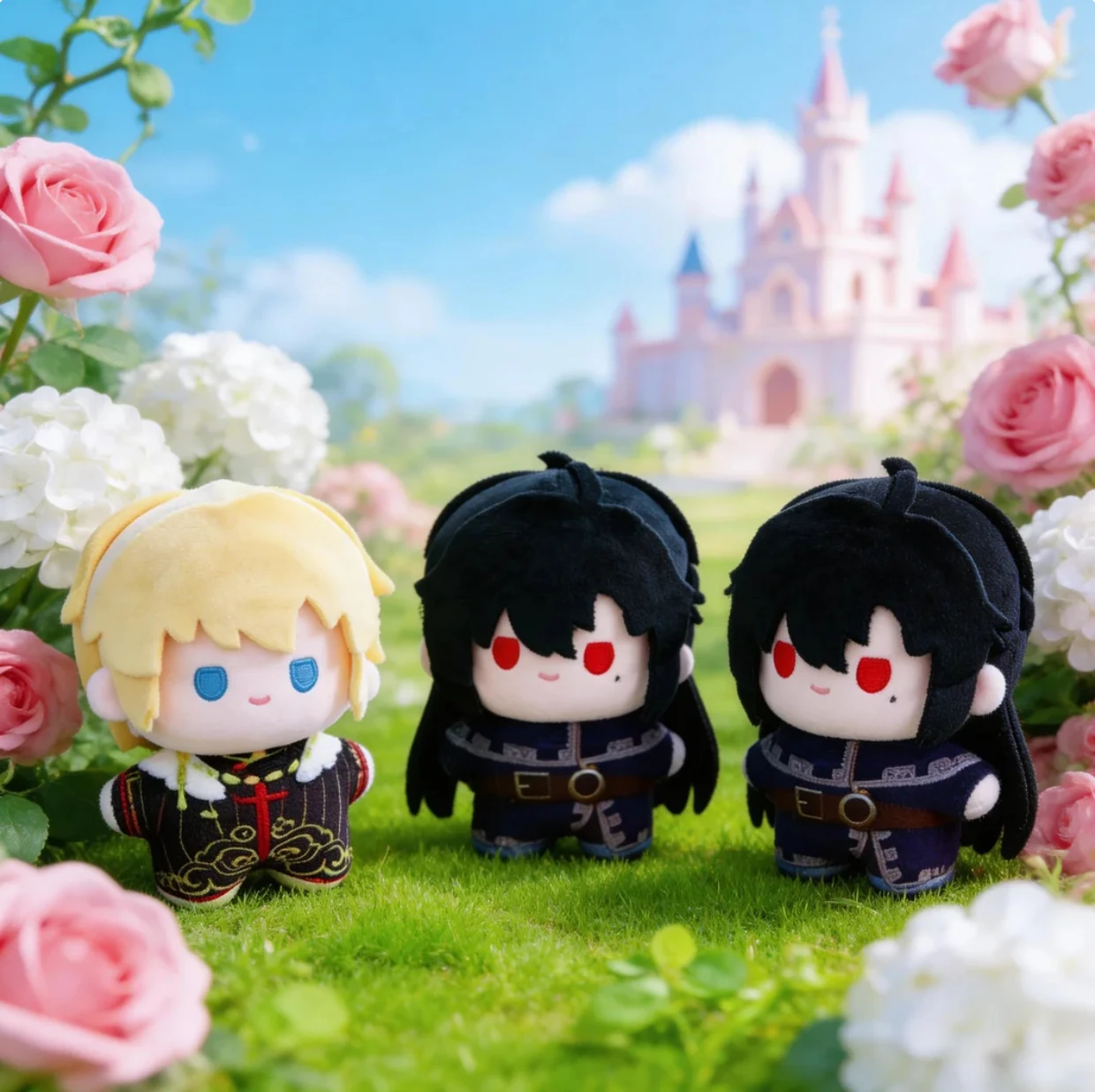 10cm Anime Who Made Me a Princess Lucas Plush Doll Siya Claude Printed Cotton Doll Decorative Backpack Pendant Fan Birthday Gift