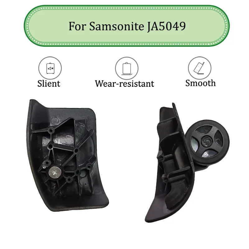 For Samsonite JA5049 Luggage Silent Wheels  Replacement -360° -Accessories Repair Universal, Practical  and Rotating Dual Wheels