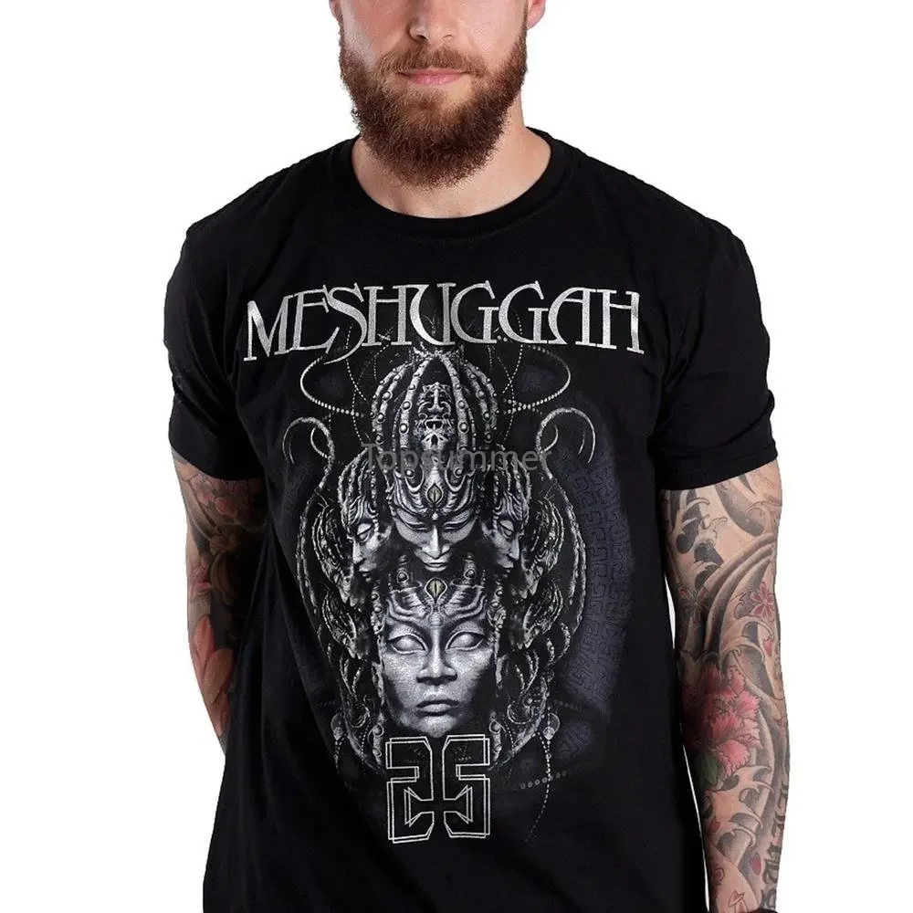 Meshuggah 25 Anos T Shirt Tee Tendência Vestuário Tamanho Xs 5Xl