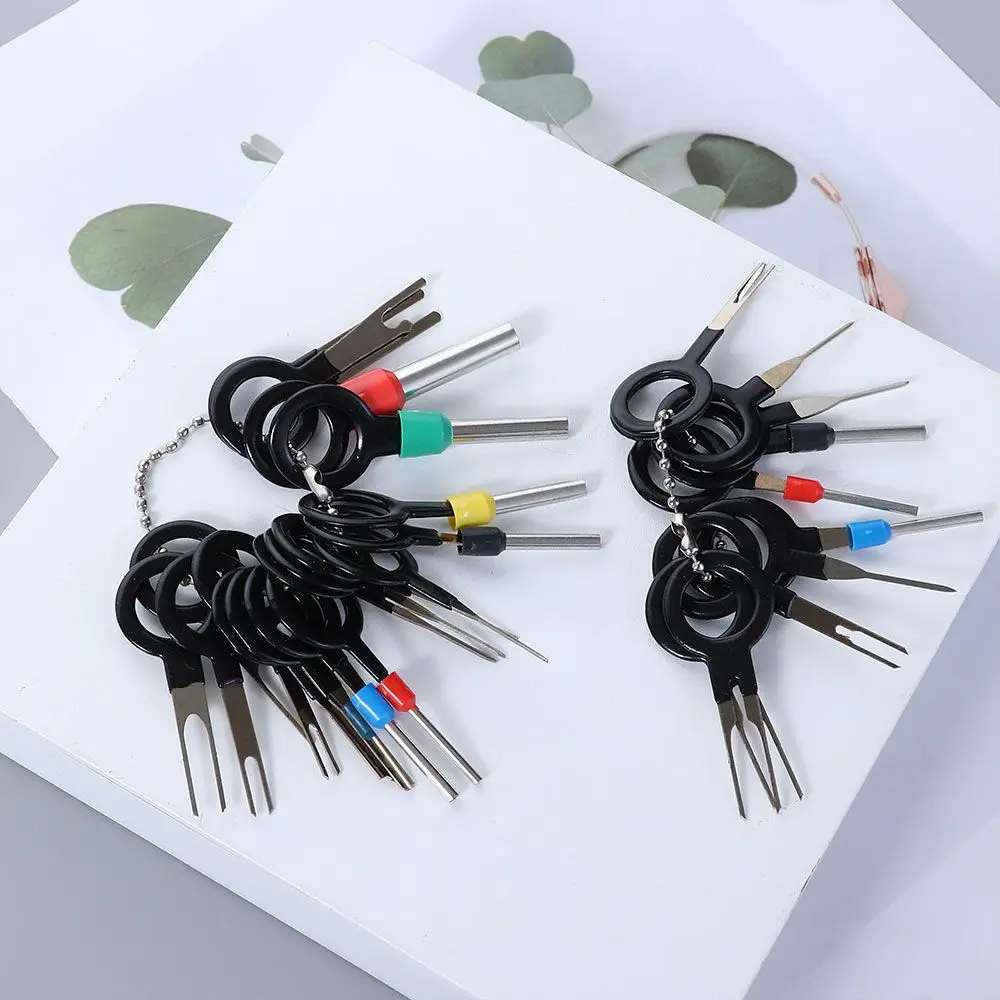

Repair Accessories Wire Crimp Connector Car Stainless Steel Wire Terminal Removal Tools Pin Extractor Kit