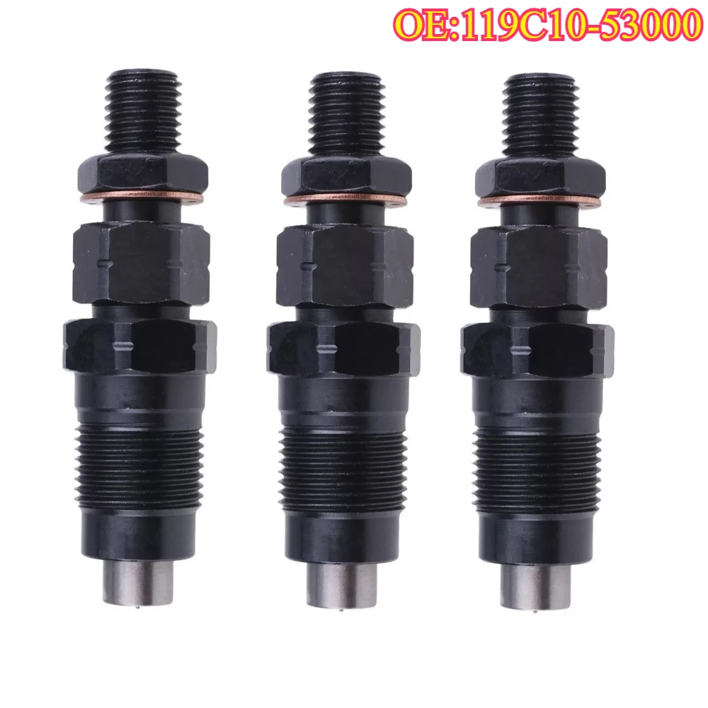 

Original High Quality New For 3PCS 119C10-53000 71912553100 Fuel Injector for 3YM30AE 3TNM72 3TNV74F