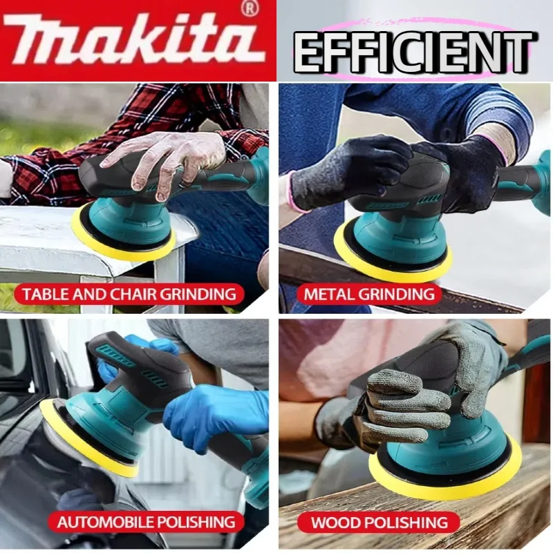 マキタコードレスカーポリッシャーマシン 8 ギア電気ワックスがけ修理ワイヤレスバフ研磨機 18V-20V バッテリー用