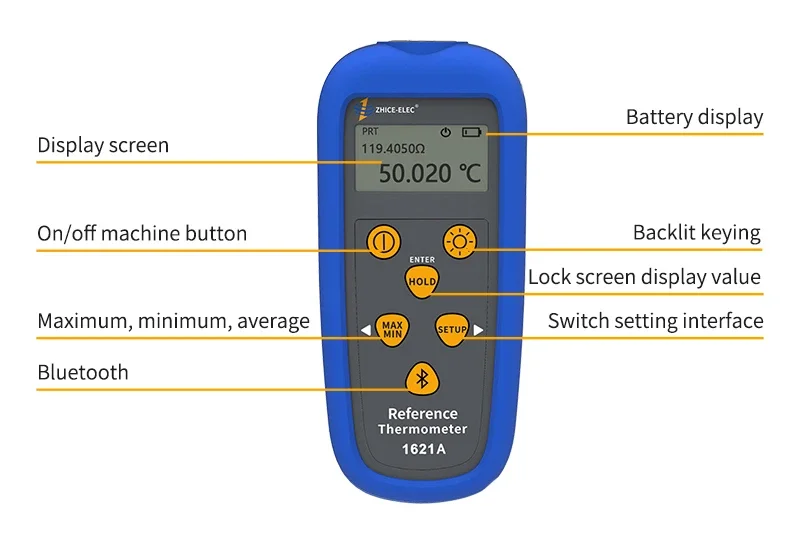 Laboratory Calibration Service PRT 0.011 Reference Temperature Calibrator Thermometer