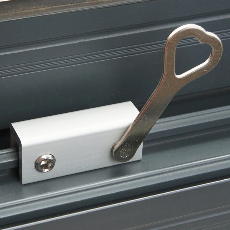 Kunststoff Stahl Fensters chloss Riegel Anti-Diebstahl Abzug Sicherheits kette Schnalle Hotel zu Hause Kind Schiebetür Bolzen DIY Hardware Teil