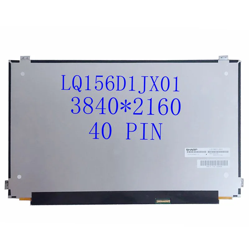 

15.6"inch 4k UHD Slim IPS LCD screen display Panel LQ156D1JX01B LQ156D1JX01 3840x2160 40PIN 100% sRGB