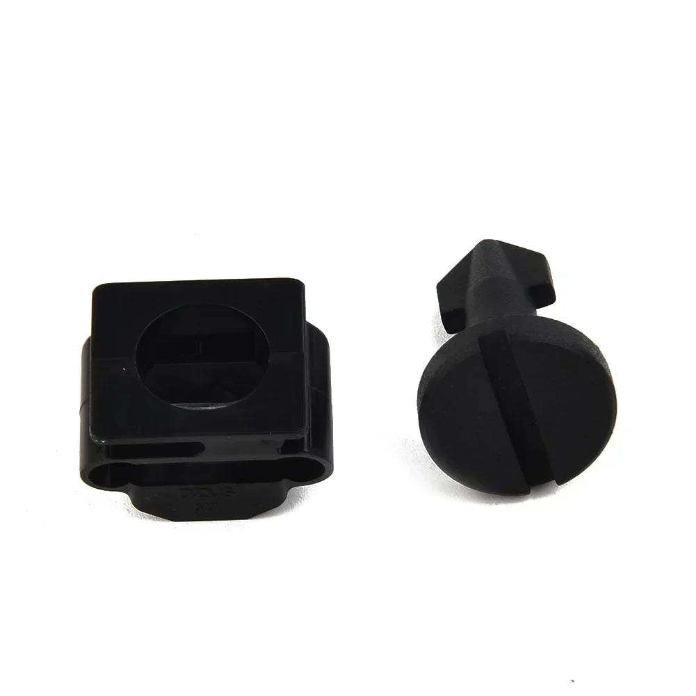 2 PCS Car Engine Cover Stay Grommet And Stud 91501SS8A01 91601SS8A01 For Honda Plastic Black Auto Replacement Accessories