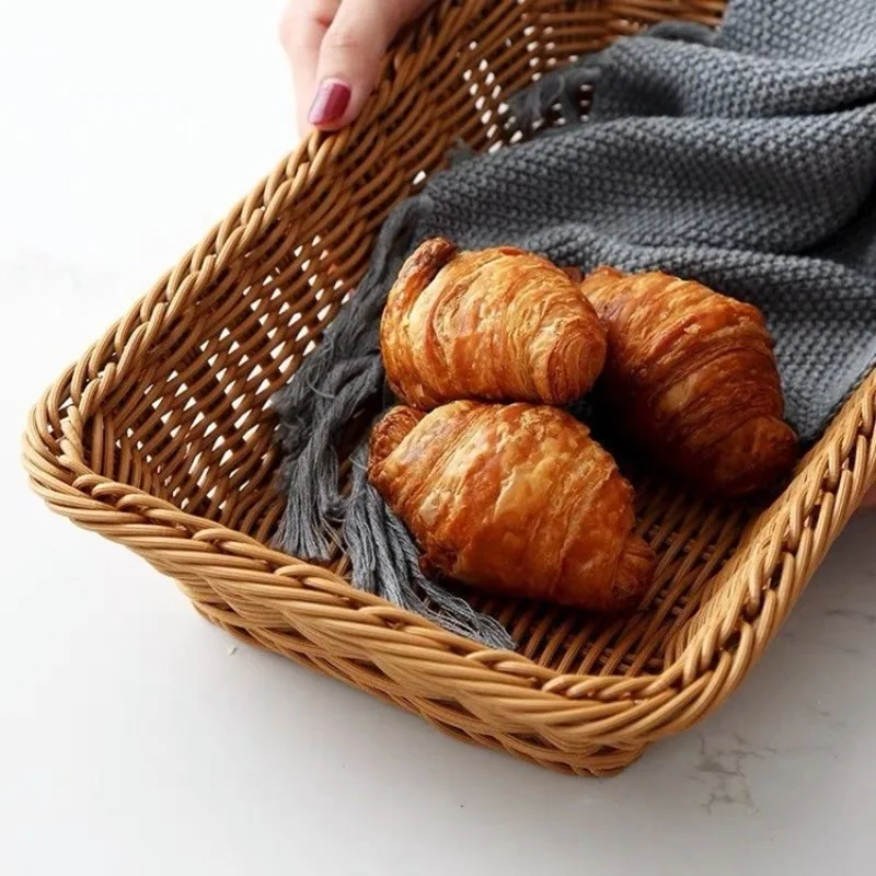 2Pcs  Set / Pure Handmade Woven Storage Baskets. Suitable for Home, Kitchen, Courtyard, and Hotel Applications
