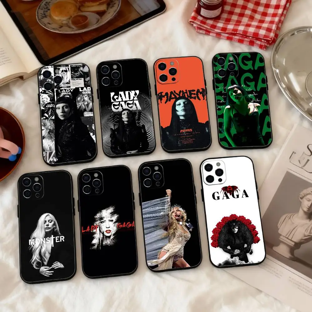 

Singer L-Lady G-Gaga cool Phone Case Silicone Soft For IPhone 17 16 15 14 13 12 11 X XR Plus Pro Max Plus