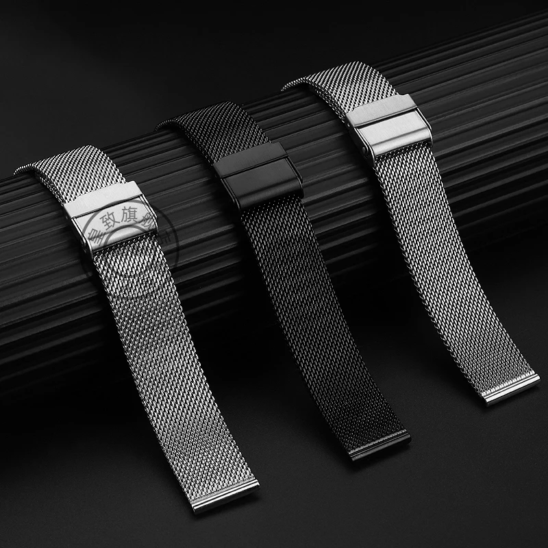 Для Casio Moon фаза квадратный ремешок для часов из нержавеющей стали MTP-M300 M305 MTP-1375 1374 Миланская сетка мужской 20 мм 22 мм женский браслет