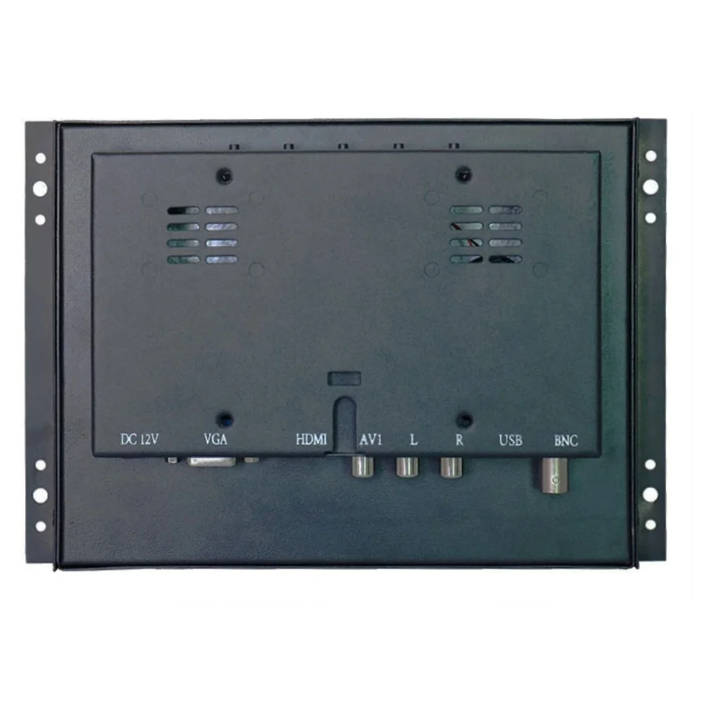 ZHIXIANDA 10-дюймовый 1024*768 ЖК-дисплей с сенсорным экраном, промышленный настенный монитор с открытой рамкой и интерфейсом HD/VGA/BNC/AV/USB