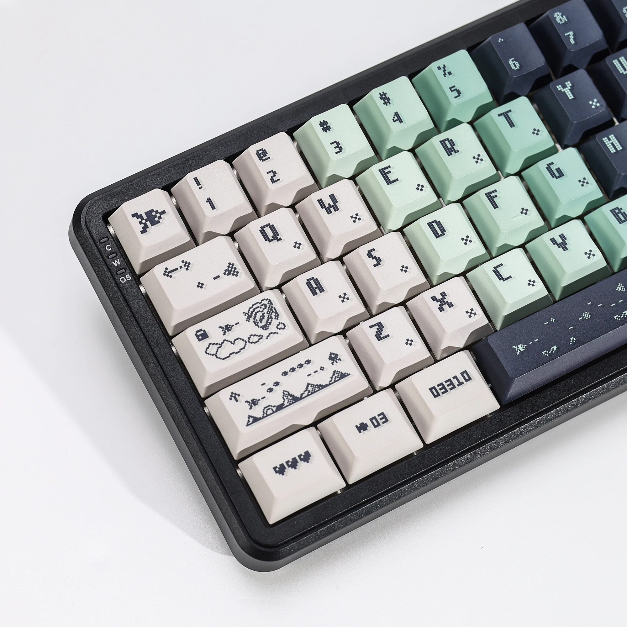 KBDiy Space Impact Keycaps Retro Cherry Profile Alice PBT 7u Keycap Custom für MX Magnetic Switch Gaming Mechanical Keyboard KIT – Detail 20