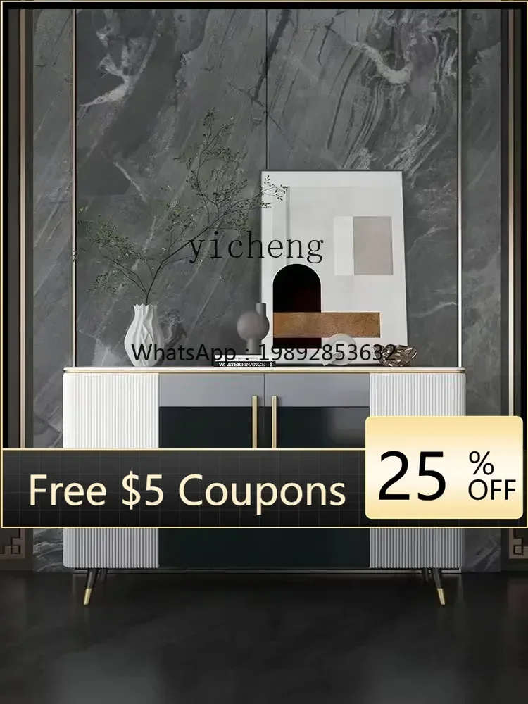 AA  Entrance Cabinet Household Paint Simple Storage Decoration Living Room Small Apartment Cabinet