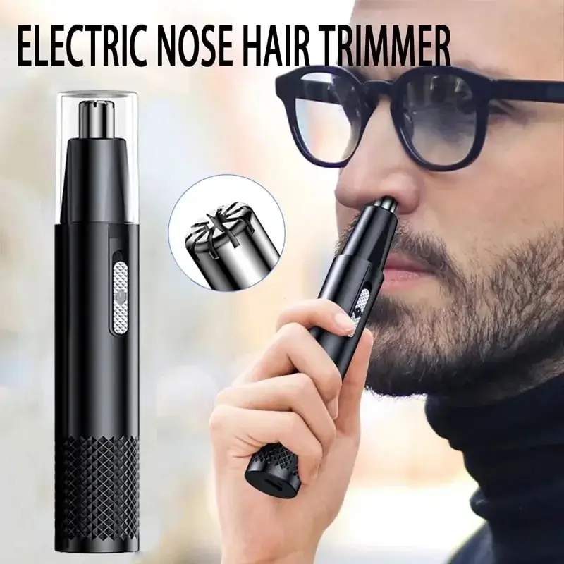 Electric Shaving Nose Ear Trimmer Safe Face Care Rechargeable Nose Hair Trimmer for Men Shaving Hair Removal Razor Beard