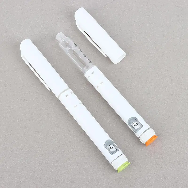 1Pcs Plastic 5mg 10mg Injection Disposable Injection Pen 60U Dose-adjustable For Safe Body Care