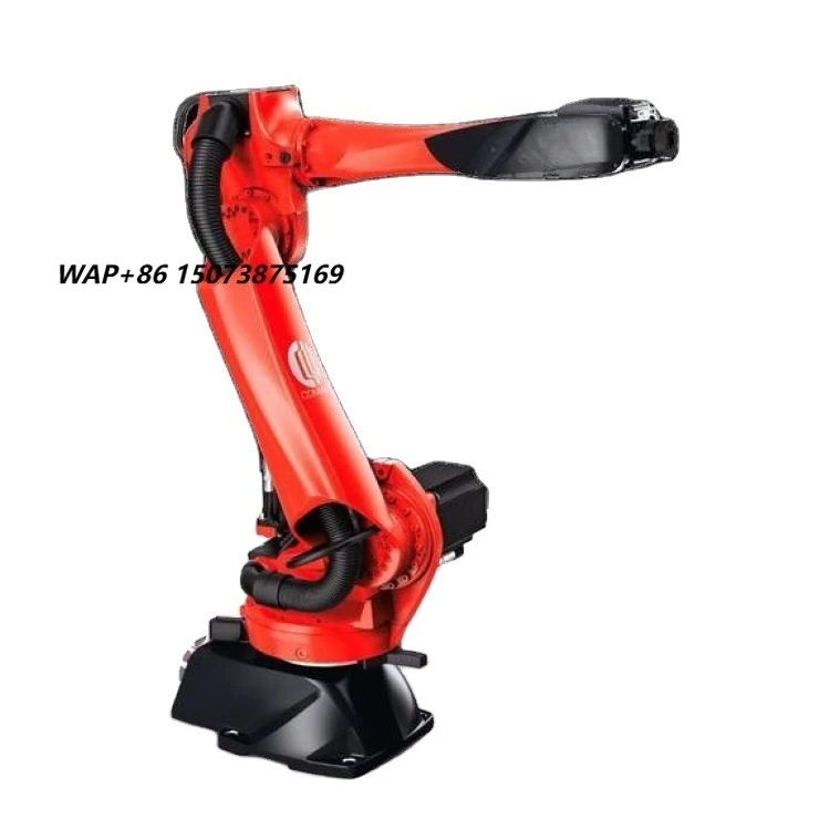 Intelligent Red Industrial Robot Arm 6-Axis 12KG Payload Motor AGV Logistics Truck Loading Unloading Robot Workshop