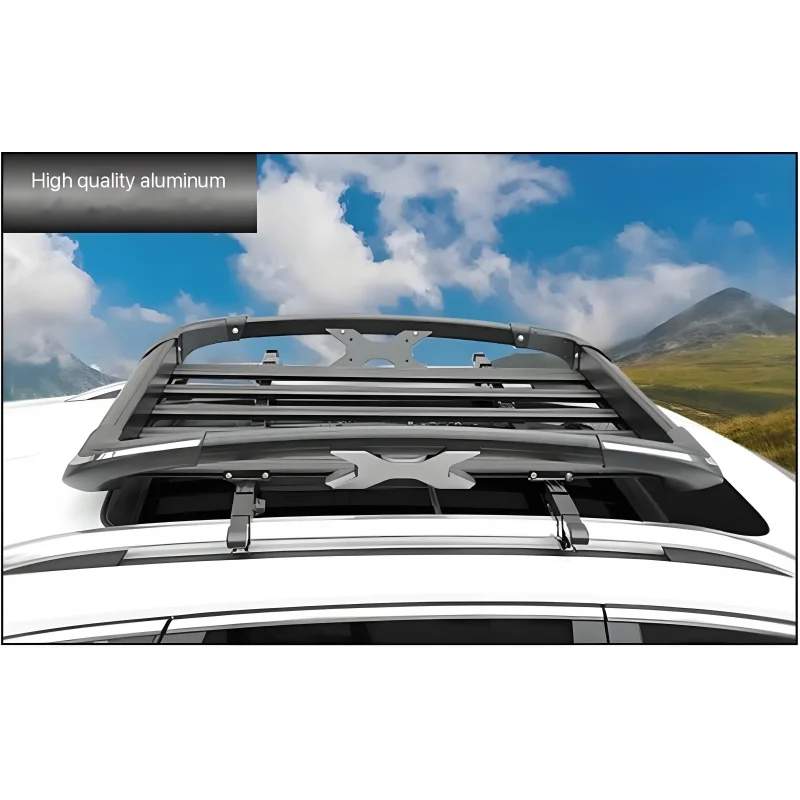 For Tuojue Roof Cargo Gmc New Style Aluminum Trunk Car Luggage Carrier Roof Cargo Basket Platform