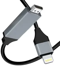 Câble adaptateur TV numérique, iPhone vers HDMI, iPhone 14 13 12 11 Pro XS et iPad