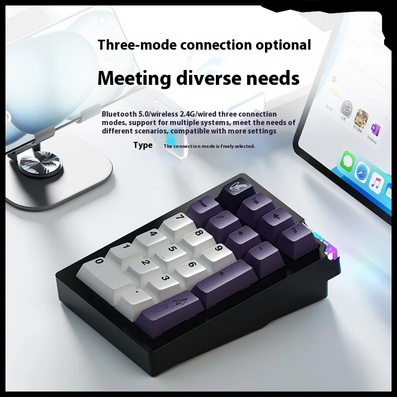 Weikav Stars21 Mechanical keyboard Kit 3Mode Wireless Bluetooth Keypad Kit Aluminum Alloy Custom Rgb Hot Swap Keyboard Kit Gifts