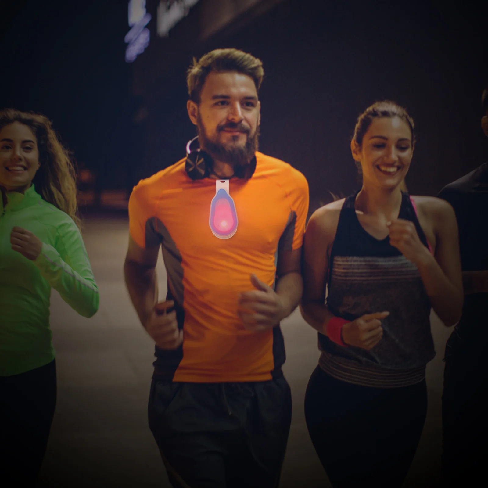 

2Pcs LED Magnetic Clip on Flashlight Multi Mode Night Safety Light for Running Walking Outdoor Sports Clip on Flashlight