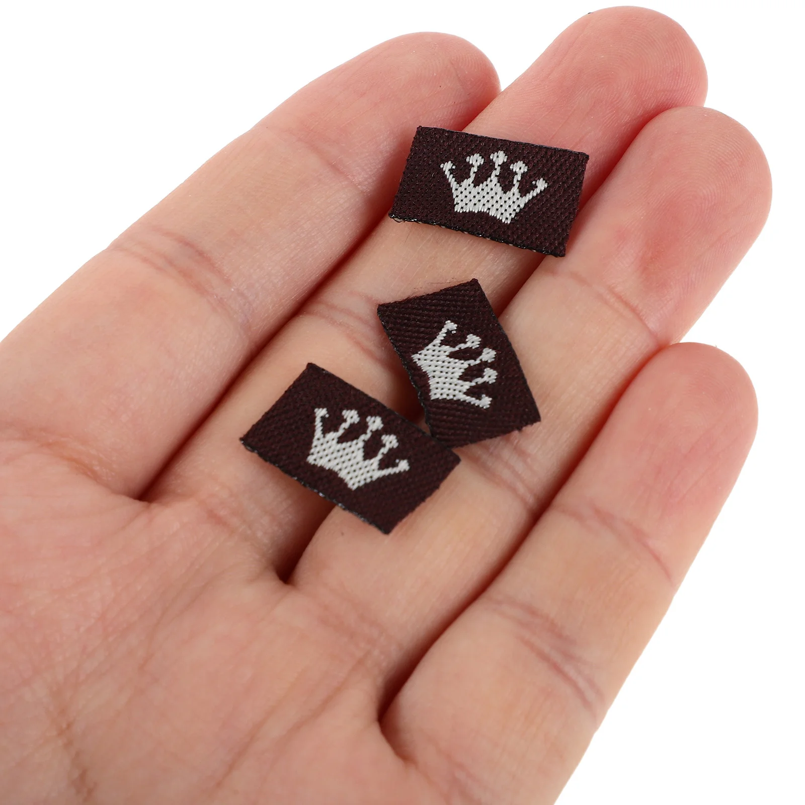 

500Pcs Sew in Fabric Clothing Tags Woven Custom Labels for Handmade Hair Accessories Crochet and Garment Clothes Labels Washable