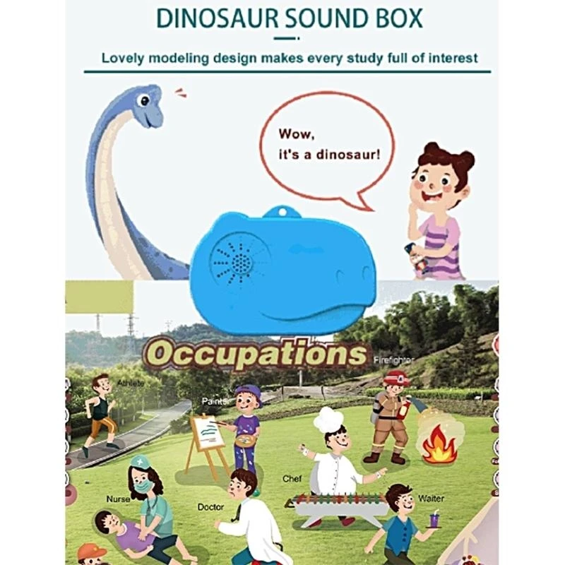 Toging ABC 벽 차트 대화식 교육 포스터 장난감을위한 어린이는 학습과 탐험을 권장합니다.