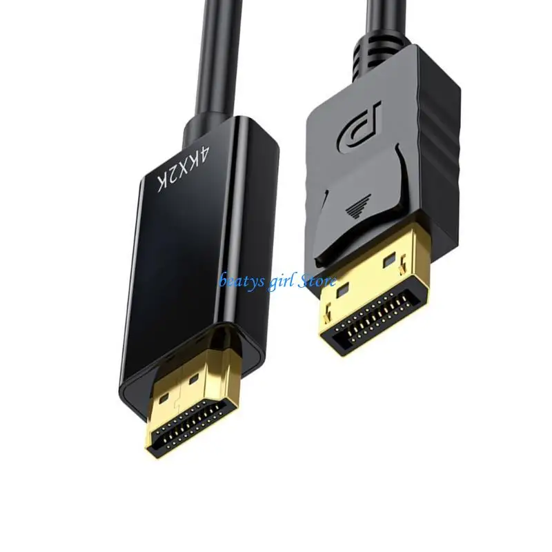 C7AB DisplayPort Connector إلى محول محول HDMICIPATIBLE سلك 4K/1080P
