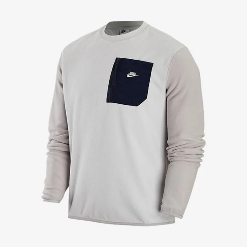 Nike genuine new casual pocket round neck pullover men's sports sweatshirt FD2376-025