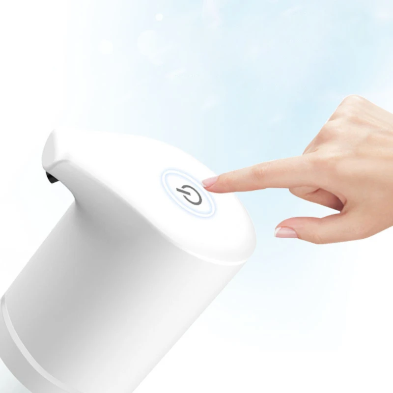 Dispensador automático de jabón sin contacto, desinfectante de manos de espuma con Sensor infrarrojo y carga USB, 350ML