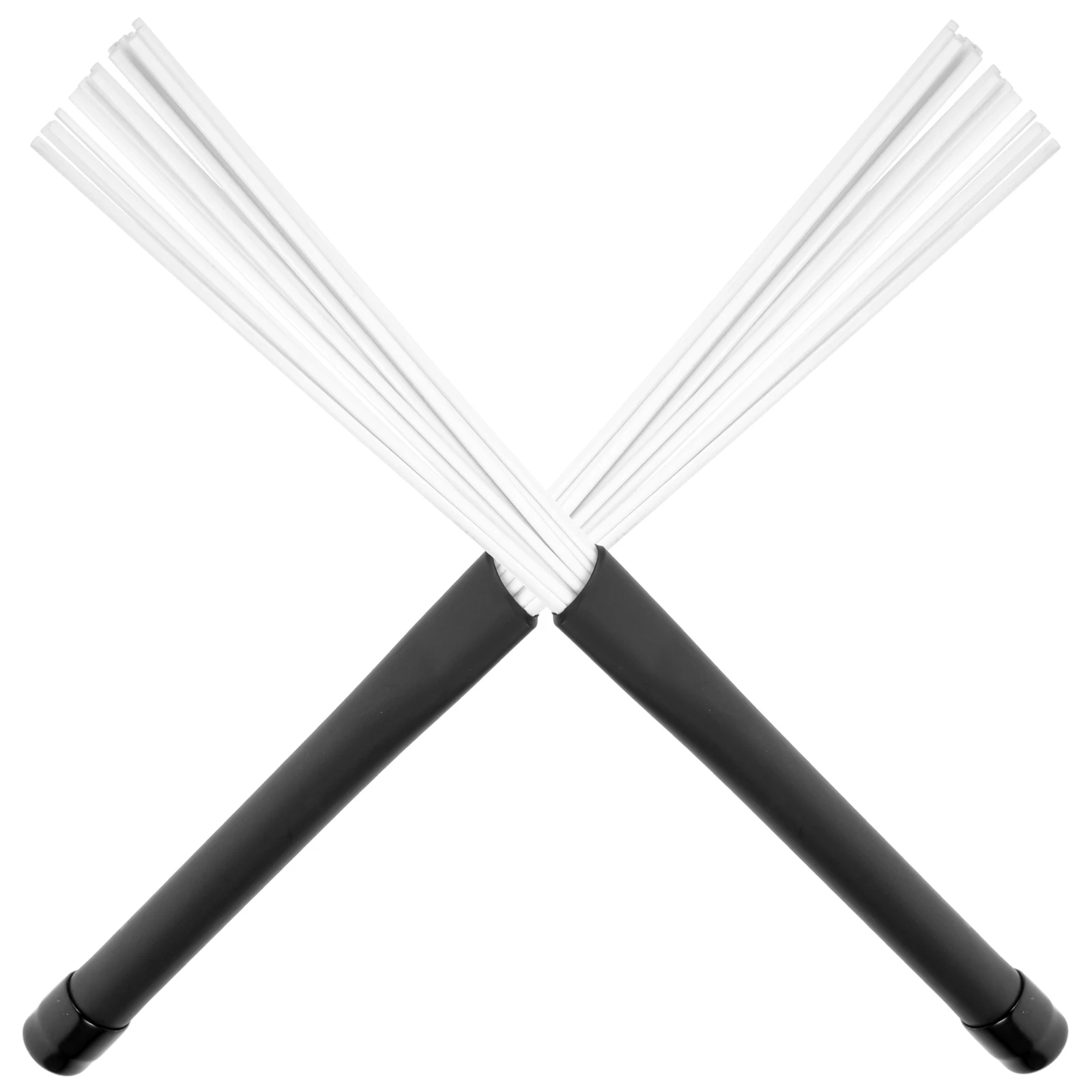 

Nylon Drum Brush Plastic H Percussion Wire Sticks Jazz Durable Drum Set Brushes Soft Tones Crisp Sound Easy Hold Non Slip