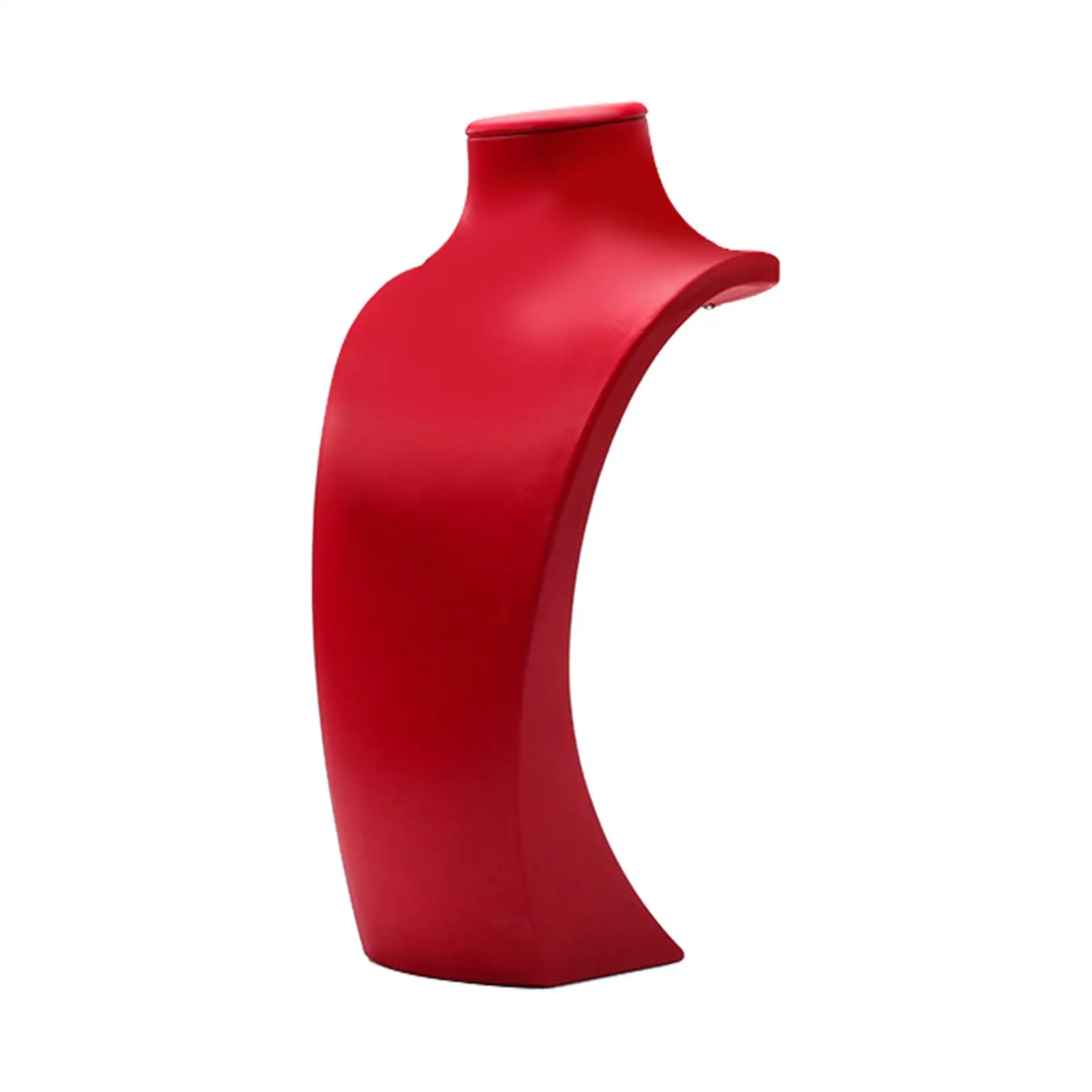 

Necklace Pendant Display Bust Jewellery Mannequin Stand Holder Rack White 13.5x26cm