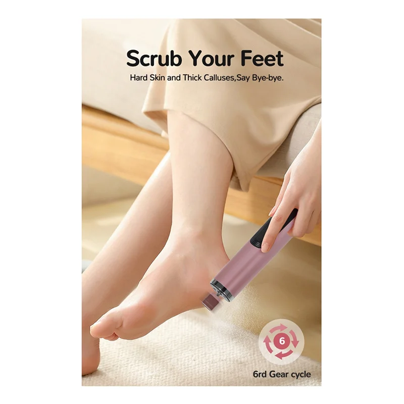 AT28-أداة باديكير كهربائية مزيل مسامير القدم ملف العناية بالقدم لطاحونة الكعب مع ورق الصنفرة