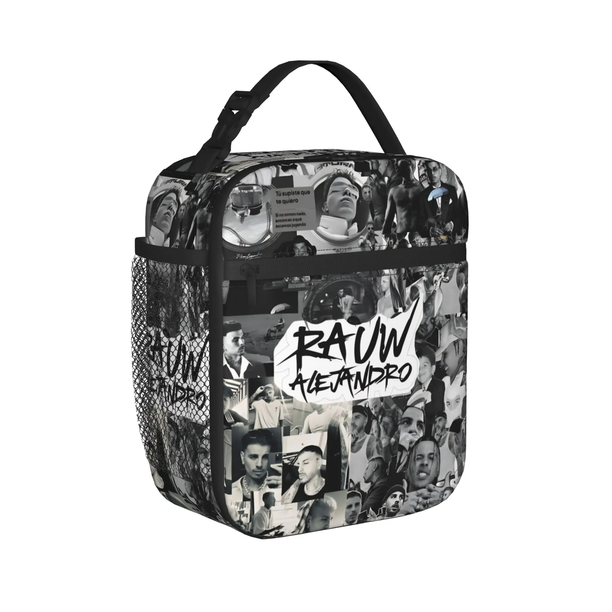 Lunch Box Rauw Alejandro Singer Rapper Accessories  Lunch Food Box Fashion Thermal Cooler Lunch Box For Travel