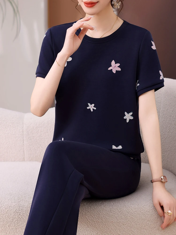 ice-silk-round-ne-ort-sve-sports-casual-set-anti-aging-youthful-summer-outfit-running-two-piece-set-polyester-fiber-lo