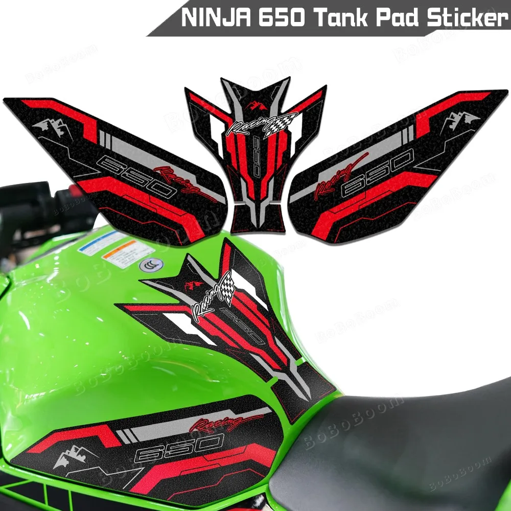 Motorcycle Thick Frosted Fuel Tank Side Pad Protector Sticker Set Decals Waterproof For For Z650 Z 650 Ninja 650 ninja 650 z