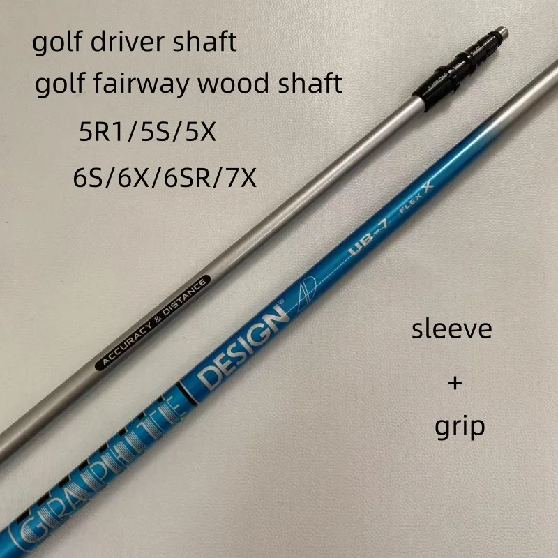 

Новый вал для гольфа A D UB 5/6/7 R1/SR/S/X Вал водителя для гольфа или графитовый вал из дерева Fairway Бесплатная установка с ручками и втулкой